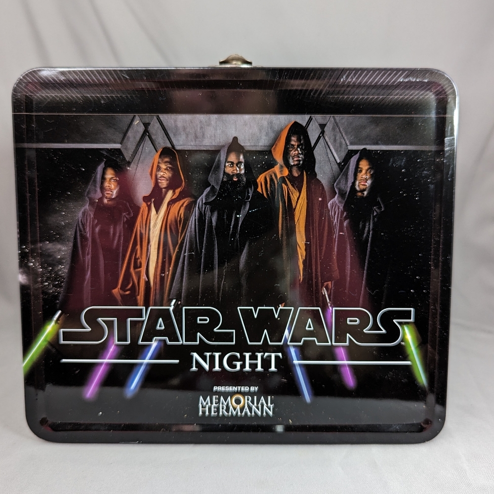 Star Wars Houston Rockets Jedi Lunch Box Light Sabers James Harden Metal Advert